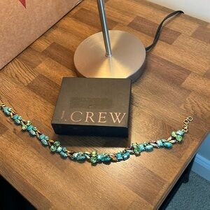 J crew blue/green stones necklace